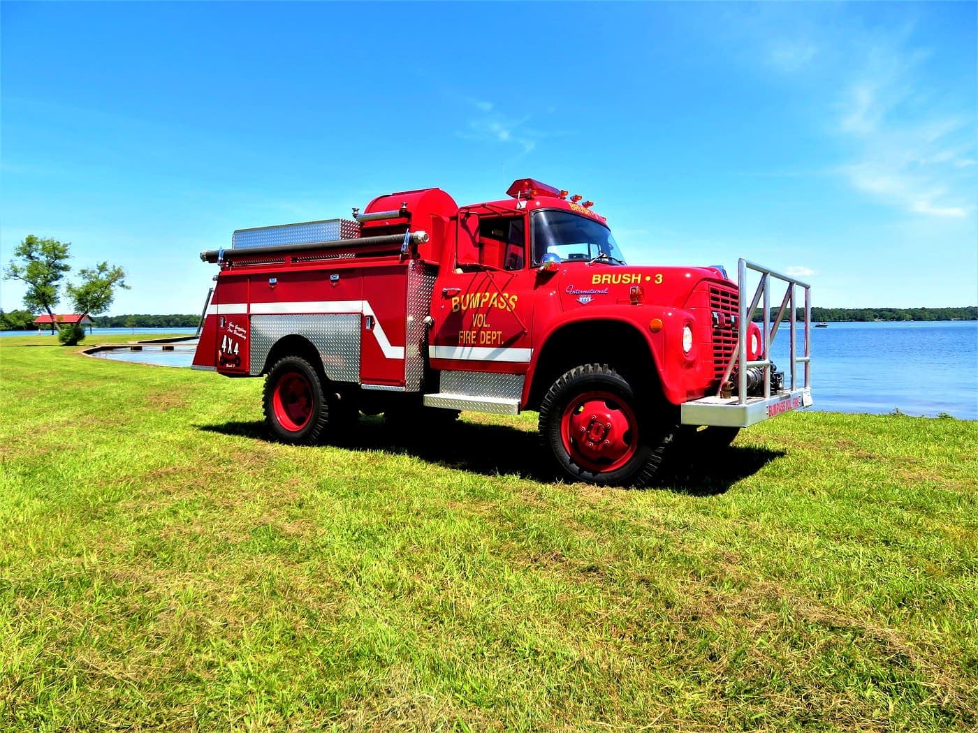 Brush 3 — BVFD International 4x4 wildland truck, front view