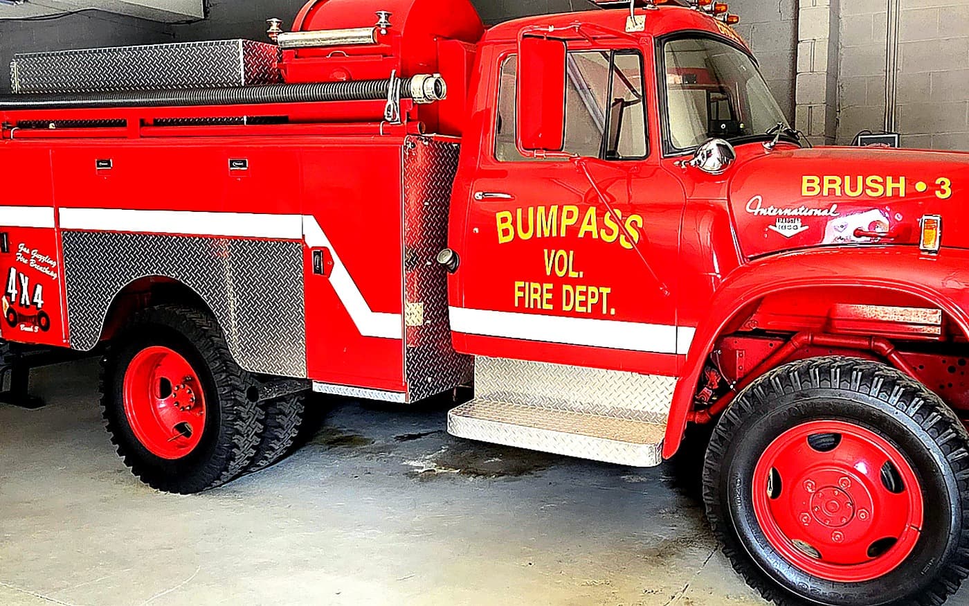 Brush 3 โ BVFD International 4x4 wildland truck