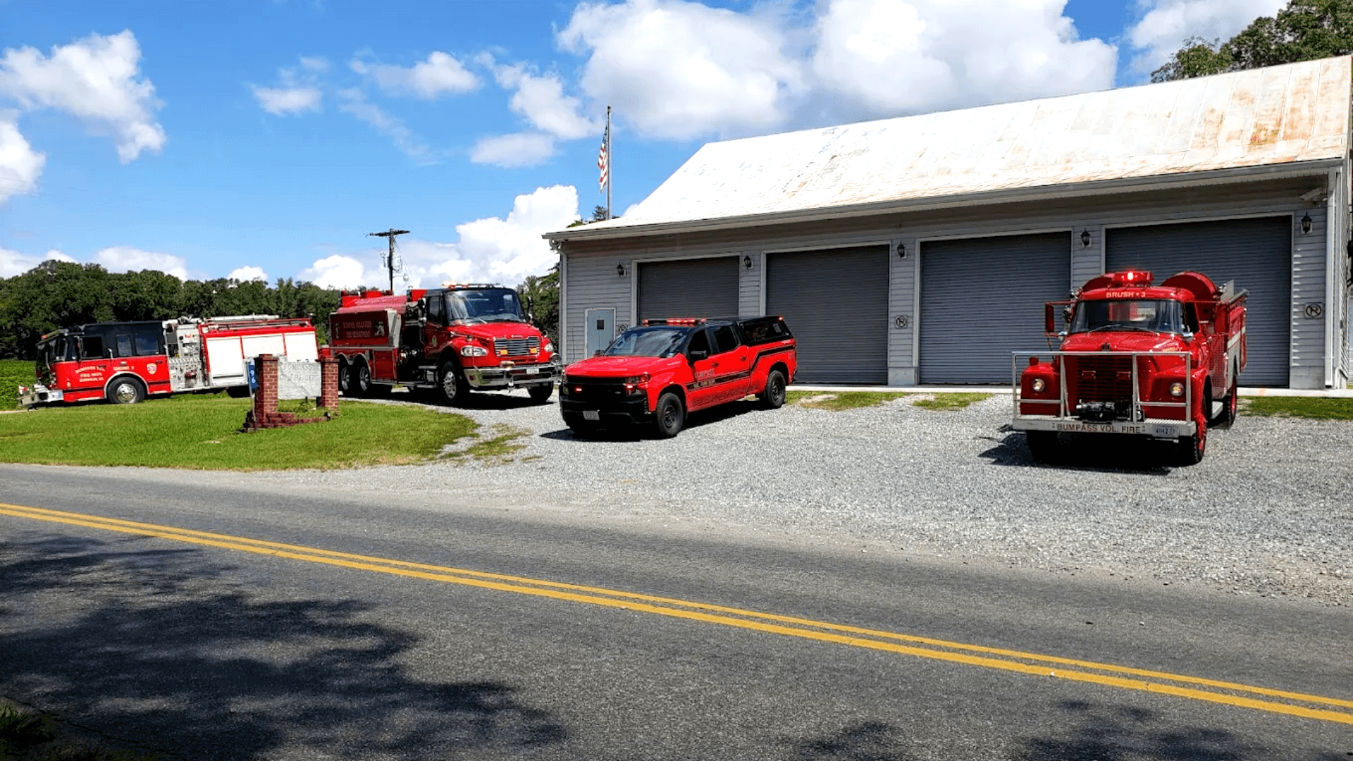 BVFD fleet at Station 1