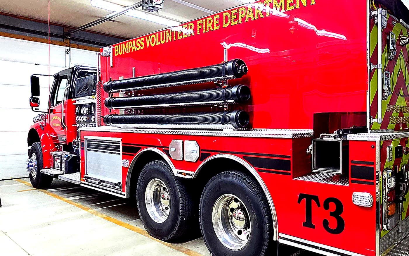 Tanker 3 โ BVFD water supply tanker