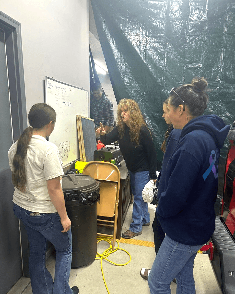 BVFD volunteers in a training session